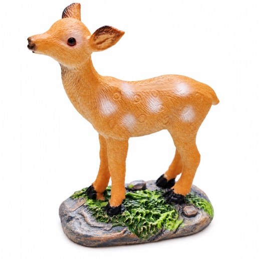 Miniatyr Figur Rådjur 6 cm Nissedörr till scrapbooking, pyssel och hobby