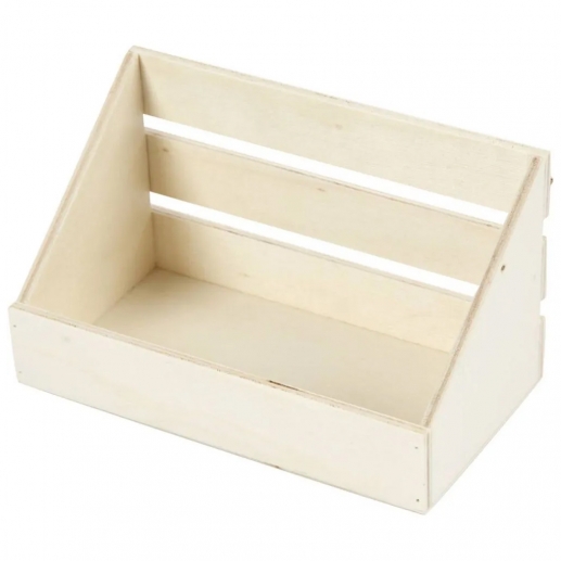 Trä Hylla Natur 13,3 x 7,5 cm Möbler Byrå Pall