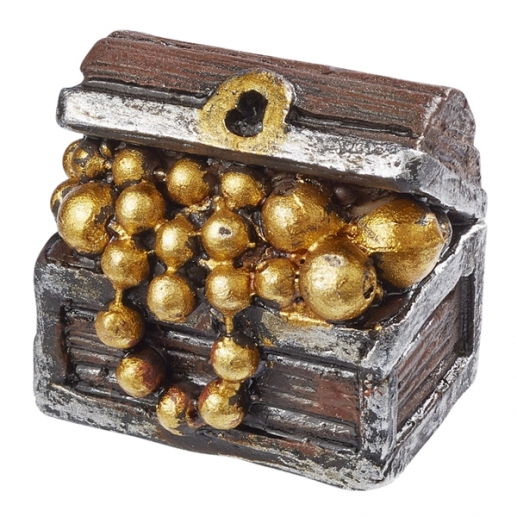 Miniatyr Skattkista 2x1,5x2,3 cm Prylar Accessoar