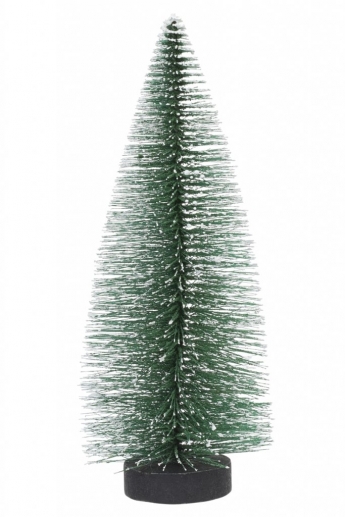 Miniatyr Gran - Grön med Snötoppar - 20 cm