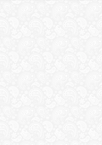 Mönstrat Vellum Papper A4 - Paisley - 115gsm