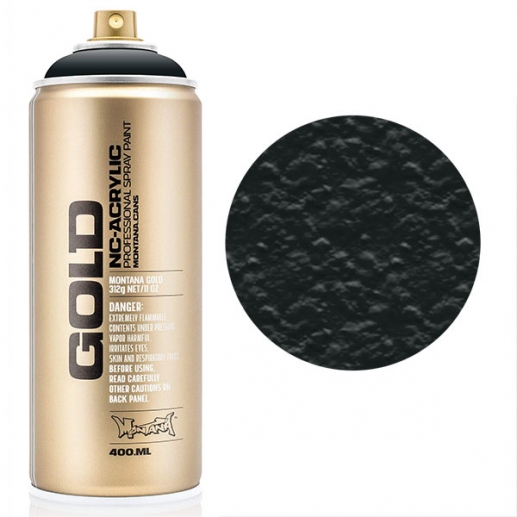Montana GOLD Sprayfärg - Anthracite - 400 ml - Mörk Grå