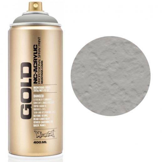 Montana GOLD Sprayfärg Iron Curtain 400 ml Grå