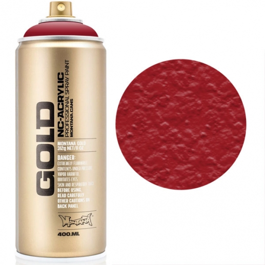 Montana GOLD Sprayfärg - Brick - 400 ml - Röd