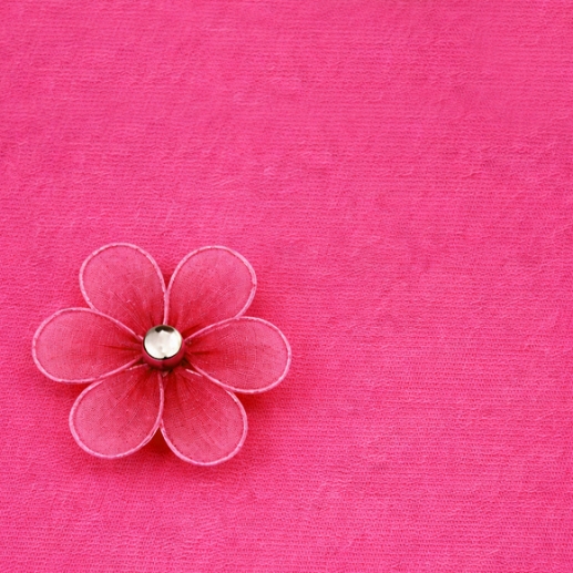 Nylon Tyg - Längd: 60 cm - Cyklamen 142