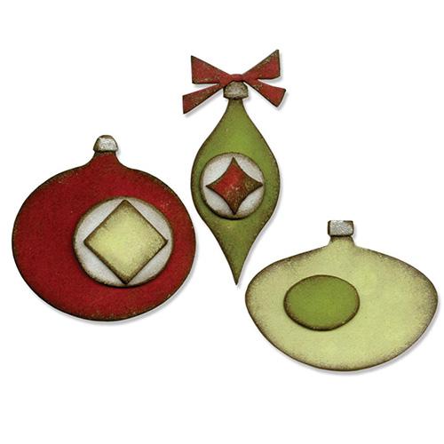 Dies Sizzix Bigz Retro Ornaments Tim Holtz