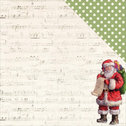 Papper Kaisercraft Silent Night Making A List Scrapbooking