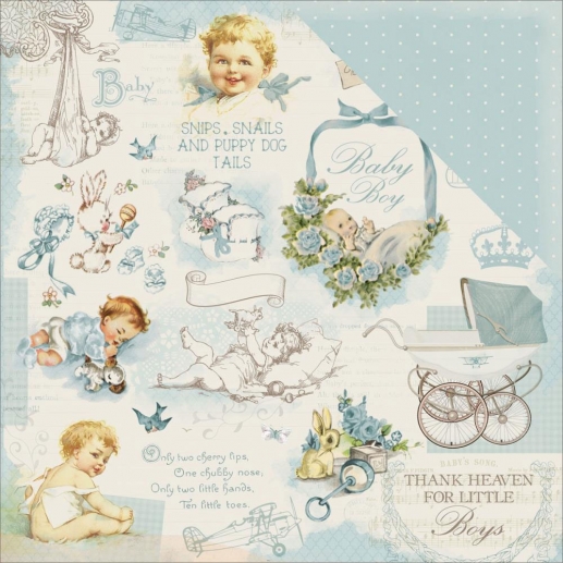 Papper Kaisercraft Peek-A-Boo Bambino Scrapbooking