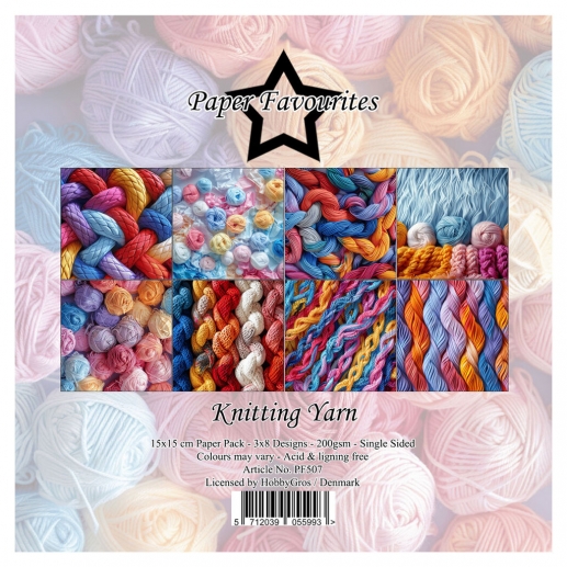 Paper Pad 6x6 - Knitting Yarn - Paper Favourites