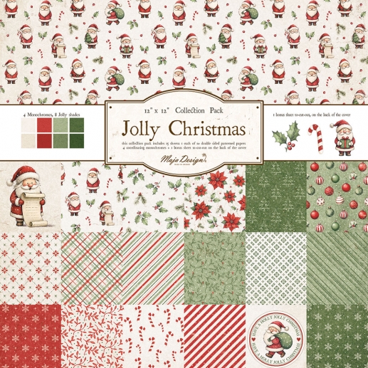 Paper Pack 12x12 Tum - Maja Design - Jolly Christmas