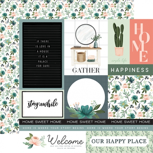 Papper Carta Bella - Gather At Home - Multi Journaling Cards