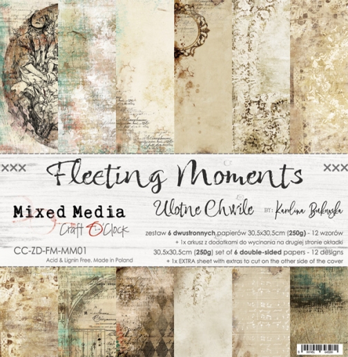 Paper Pack Craft o Clock - Fleeting Moment - 12x12 Tum