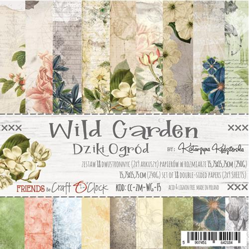Paper Pack Craft o Clock - Wild Garden - 6x6 Tum