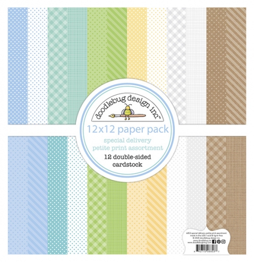 Paper Pack Doodlebug - Special Delivery - Petite Print