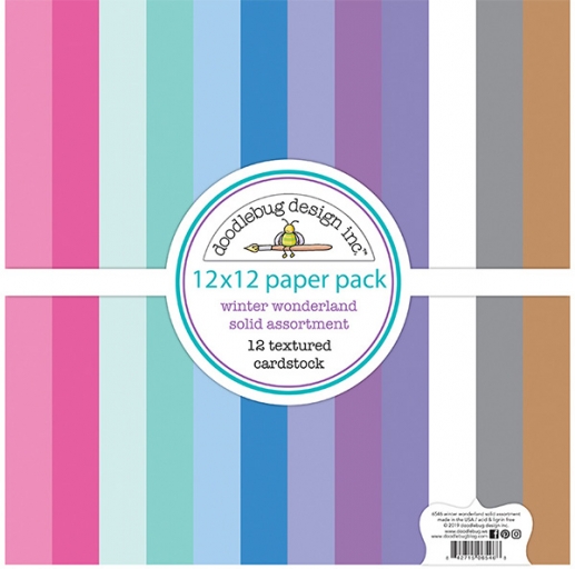 Paper Pack Doodlebug - Winter Wonderland - Solids