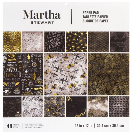Paper Pack Martha Stewart - Black & Gold