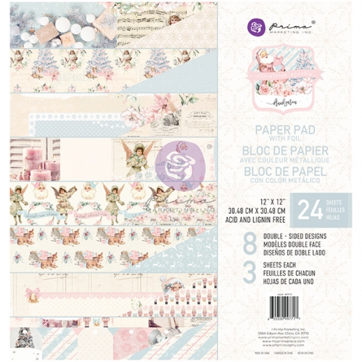 Paper Pack Prima Marketing - Christmas Sparkle - 12x12 Tum