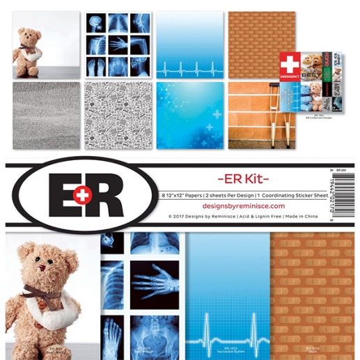 Paper Pack Reminisce - Emergency Room - 12x12 Tum