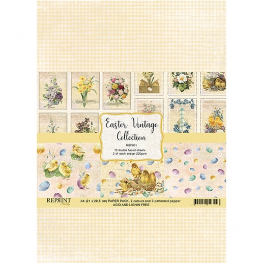 Paper Pack Reprint - Easter Vintage - A4