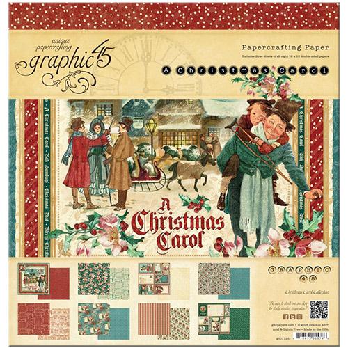 Paper Pad 12”x12” Graphic45 A Christmas Carol Graphic 45