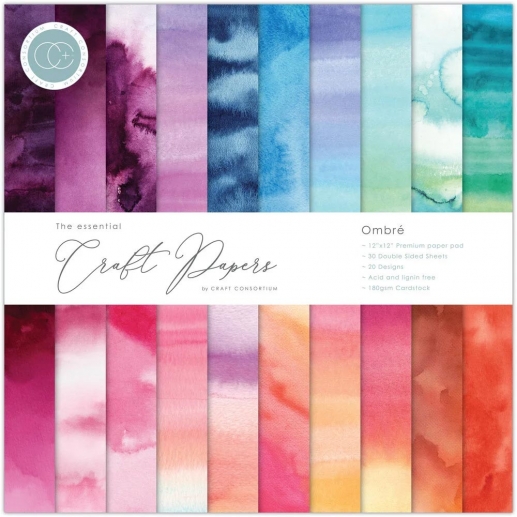 Paper Pad 12x12 - Craft Consortium - Ombre