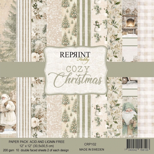 Paper Pad 12x12 - Cozy Christmas - Reprint