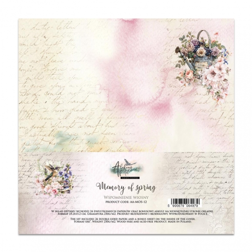 Scrapbooking Papper Paper Pad Alchemy of Art Memory of Spring