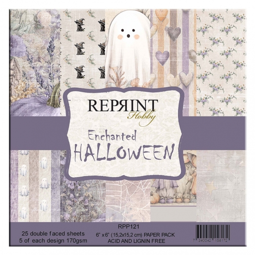 Paper Pad Scrapbooking Papper Enchanted Halloween - Reprint