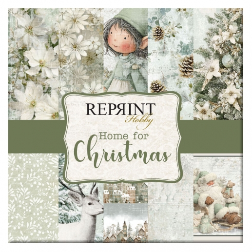 Paper Pad 6x6 - Home For Christmas - Reprint