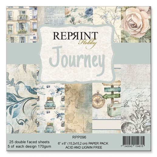 Scrapbooking Papper Paper Pad Journey - Reprint