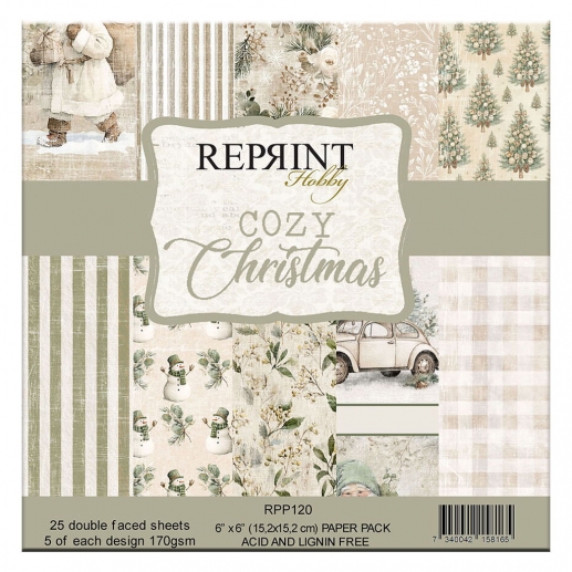 Paper Pad 6x6 - Cozy Christmas - Reprint