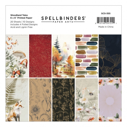 Paper Pad 6x6 - Woodland Tales - Spellbinder