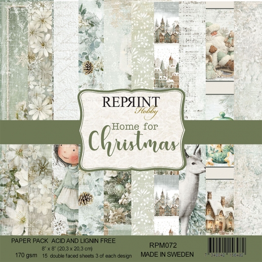 Paper Pad 12x12 - Home For Christmas - Reprint