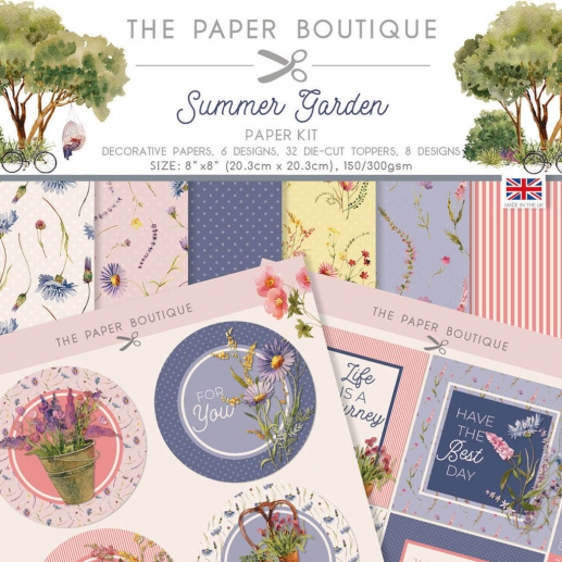 Paper Pad 8x8 Summer Garden - The Paper Boutique