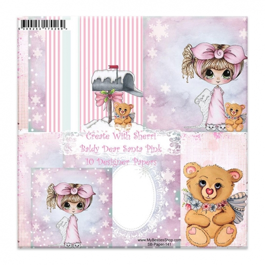 Paper Pad 6x6 My Besties Christmas Pappersblock 4 8 Tum