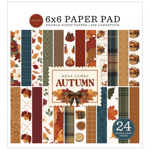 Paper Pad Carta Bella - Here Comes Autumn - 6x6 Tum - 24 ark