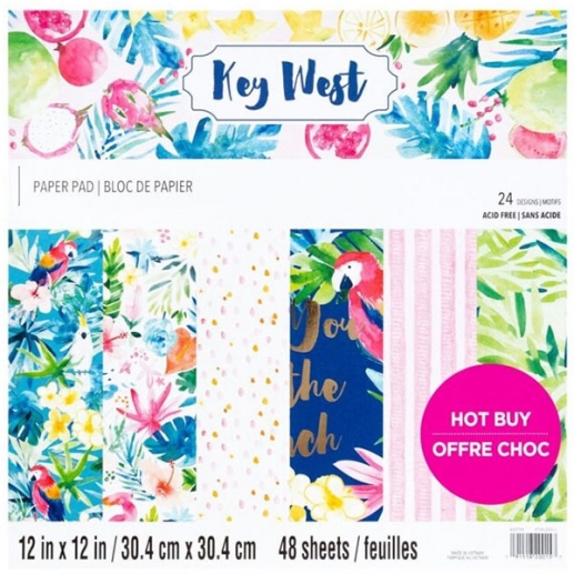 Paper Pad Craft Smith - Key West - 12x12 Tum