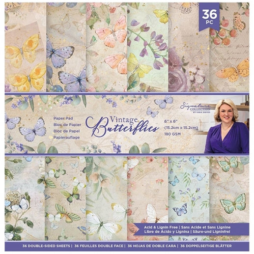Paper Pad Crafter's Companion - Vintage Butterflies