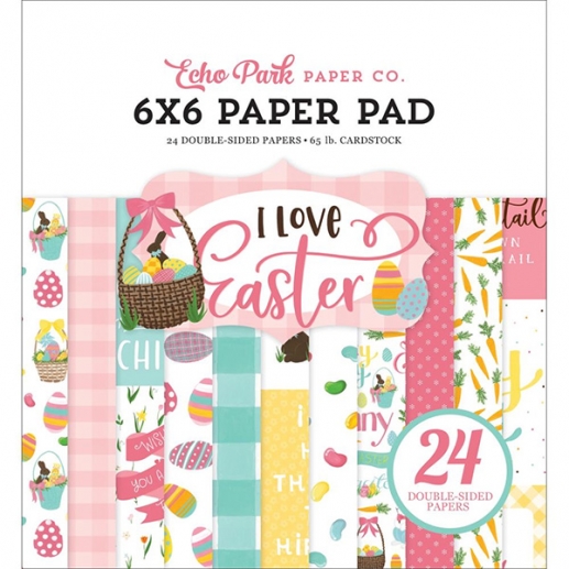 Paper Pad Echo Park - I Love Easter - 6x6 Tum