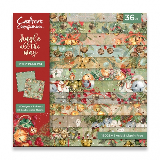 Paper Pad Jingle All The Way - Crafter's Companion