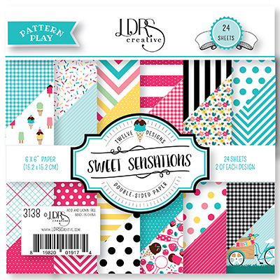 Paper Pad LDRS Creative - Sweet Sensations - 6 x 6 Tum