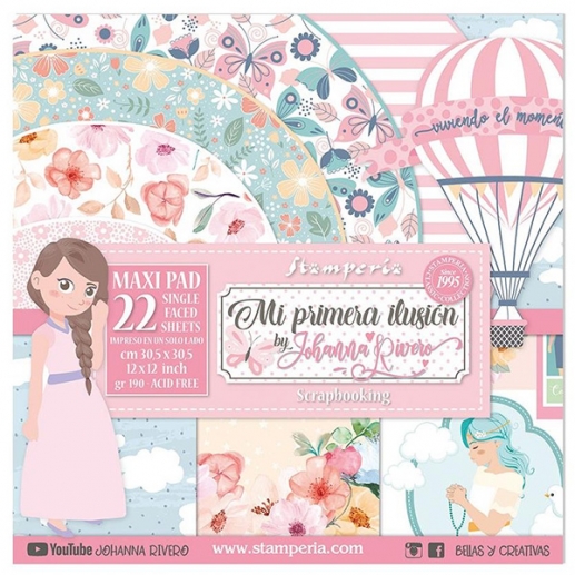 Paper Pad Maxi Stamperia - Mi Primera Ilusión