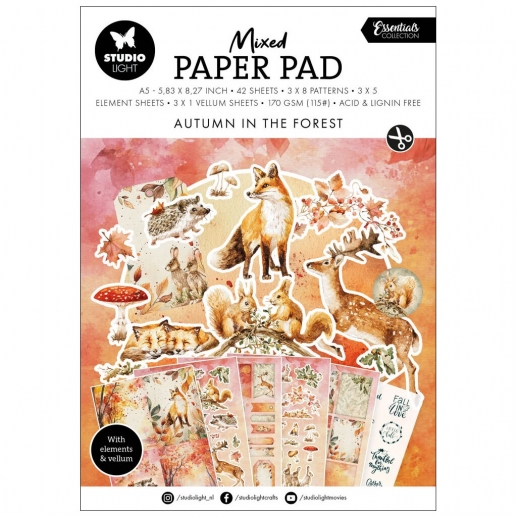 Paper Pad A5 - Studio Light - Autumn In The Forest