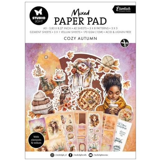 Paper Pad A5 - Studio Light - Cozy Autumn