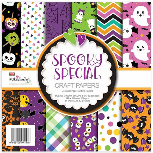 Paper Pad Polkadoodles - Spooky Special - 6x6 Tum