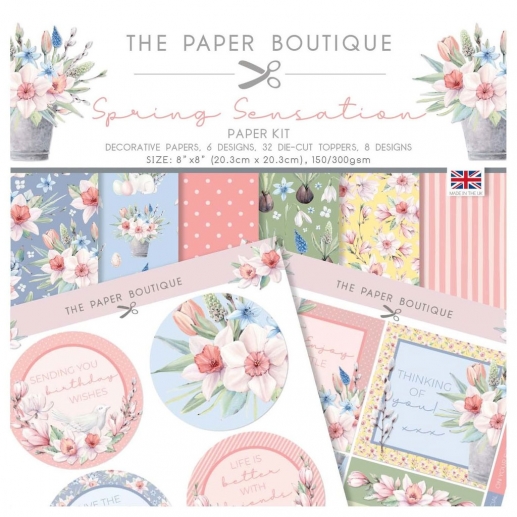 Paper Pad 8x8 Spring Sensation - The Paper Boutique