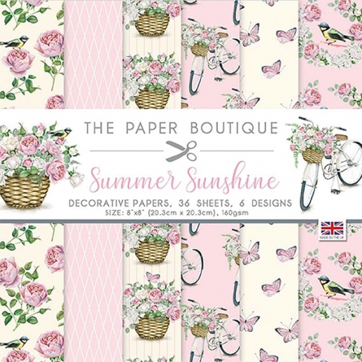 Paper Pad The Paper Boutique - Summer Sunshine - Decorative Papers