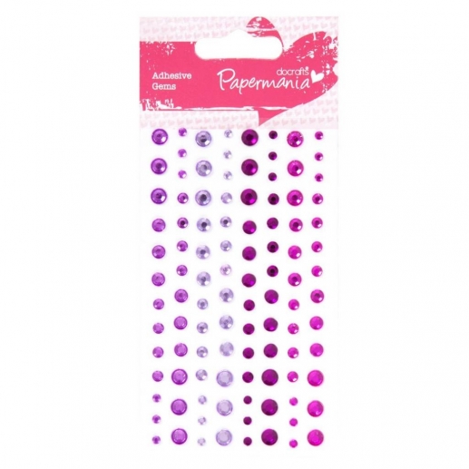 Rhinestones Heather Papermania 104 st till scrapbooking, pyssel och hobby