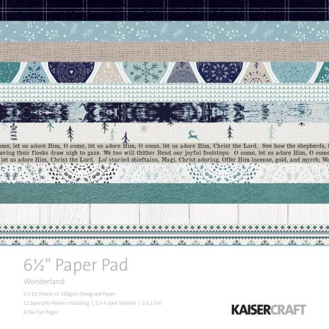 Paper Pack 6,5x6,5 - Kaisercraft - Wonderland