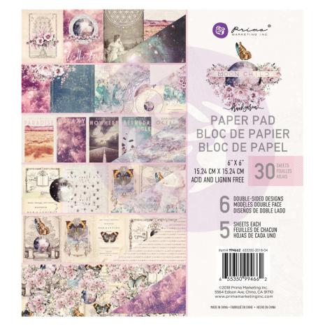 Paper Pad 6x6 - Moon Child - 30 ark